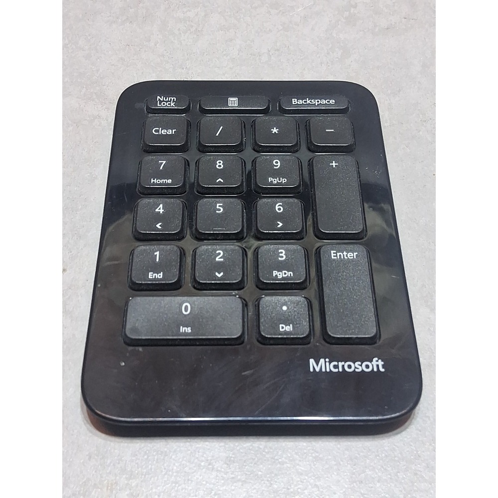 Microsoft 1558 Sculpt Ergonomic Number Key Pad Bluetooth 10 Key